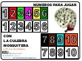Números para jugar