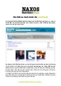 Naxos Music Library Jazz - Broschüre (Deutsch)