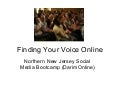 Nnj Boot Camp   Finding Your Voice