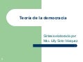 No.3 teoría de la democracia