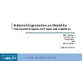 NOD: Employment Programs for People with Disabilities