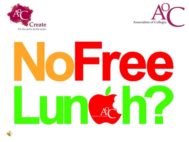 An overview of our No Free Lunch? campaign