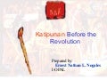 Katipunan Before the Revolution