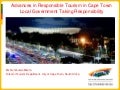 Cape Town Responsible Tourism Overview March2011