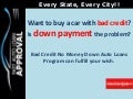 The 100% Secure Option of Availing Bad Credit No Money Down Auto Loans Program