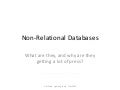 Non Relational Databases