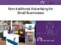 Non-traditional advertising for small businesses