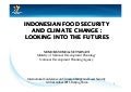 Nono Rusono — Indonesian Food Security and Climate Change  