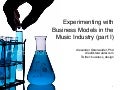 The Music Industry - what&rsquo;s broken (excerpt of a keynote)