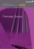 Nordea Aktiemarknadsnytt juli-augusti 2012
