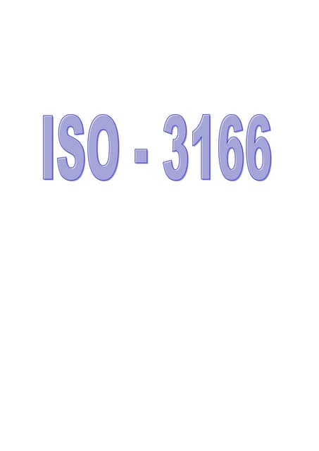 Que es el iso 3166