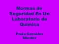 Normasdeseguridadenunlaboratoriodequmica 100208053131 Phpapp01
