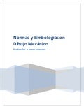 Normas y simbologías en dibujo mecánico