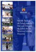 Norma tecnica de atencion integral de salud del adulto mayor minsa peru