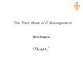 The Third Wave of IT Management - Mark Burgess