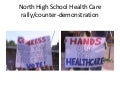 North High School Health Care Rally