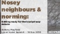 Nosey neighbours and norming getting ready for the local privacy debate   local social summit 2010 
