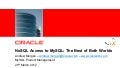 NoSQL and MySQL webinar - best of both worlds