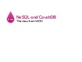 NoSQL and CouchDB: the view from MOO