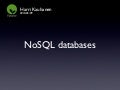 NoSQL databases