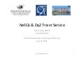 No sql & dq2 tracer service
