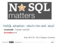 No sql matters_2012_keynote