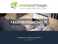 webportage : notice pour les frais professionnels V3