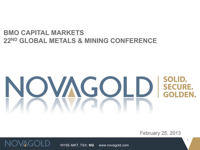 BMO 22nd Global Metals & Mining Conference