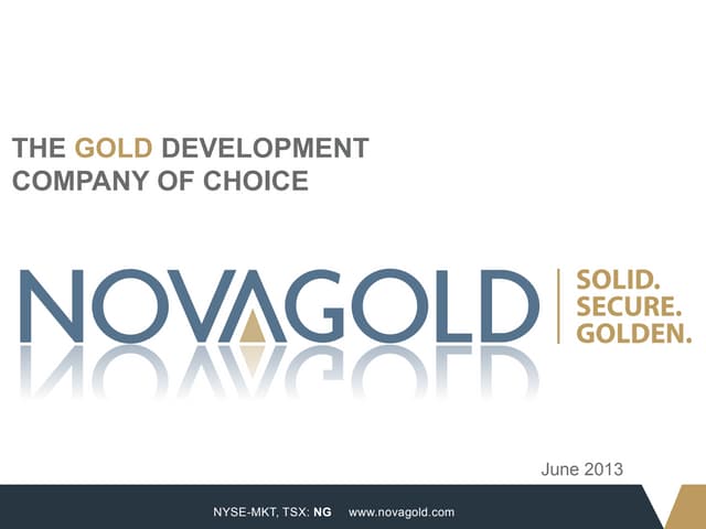 Novagold jun13pres