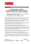 Santander, Banco del Año en Reino Unido, México, Polonia, Portugal, Argentina y Puerto Rico, según The Banker