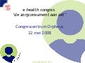 Opening NPCF e-health congres