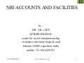 Nri Accounts And Facilities