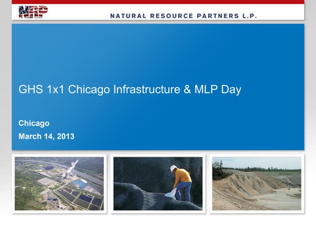 GHS 1x1 Chicago Infrastructure & MLP Day