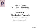 Nsf online lecture 4 distribution channels