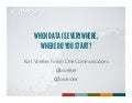 Nonprofits & Data: When Data is Everywhere, Where Do You Start?