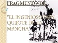 Fragmento de Don Quijote