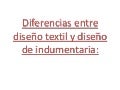 Comparacion entre diseño de indumentaria y diseño textil