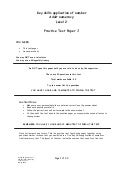 Num Level2 Test J Nov04