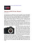 Samsung NX10 User Report