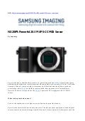 NX200′s Powerful 20.3M APS-C CMOS Sensor