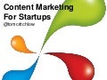 Content Marketing for Start Ups