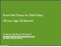 iPhone App UX Review: NY Times vs. USA Today