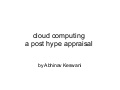 NZCS Cloud Computing Presentation