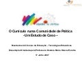 O Curriculo numa Comunidade de Pratica