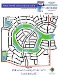 Sun Lakes Arizona - Community Maps 1 of 6