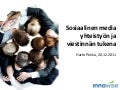Sosiaalinen media yhteistyön ja viestinnän tukena