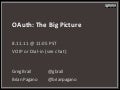 OAuth for your API - The Big Picture