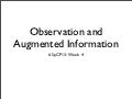 Observation