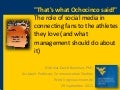 Social Media and Sports Management