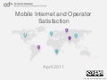 Mobile Internet Satisfaction 2011